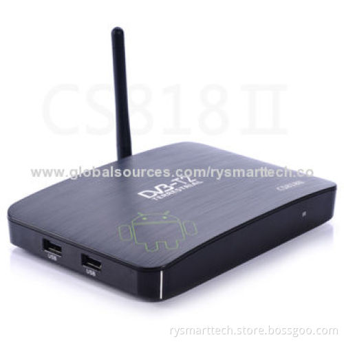 AML 8726 MX Dual Core Multifunction Smart Android TV Box with HD DVB-T2, CS818II